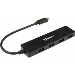 SBOX H-404C USB Hub 3.0 USB-C με 4 Θύρες USB-A