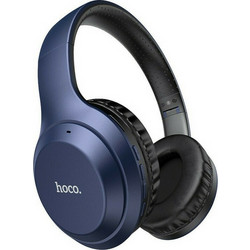 Hoco W30 Fun Move Ασύρματα Bluetooth Ακουστικά Over Ear Μπλε