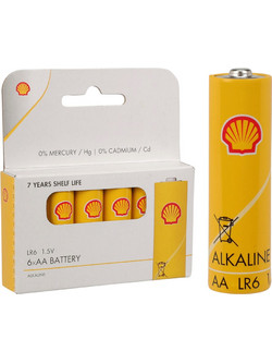Shell Alkaline LR6/AA 6τμχ