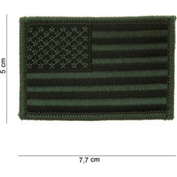 Ραφτό Σήμα PATCH FLAG USA SUBDUED | Πράσινο