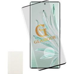 Idol 1991 Glamour Full Cover 3D 0.30mm Tempered Glass Προστατευτικό Οθόνης Black (Honor 70)