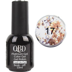 QBD 17 Glitter Ημιμόνιμο Βερνίκι Νυχιών 10ml