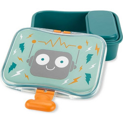 Skip Hop Zoo Spark Robot Πλαστικό Παιδικό Δοχείο Φαγητού Πράσινο 700ml
