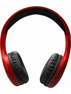 SBS Music Hero Wireless Ασύρματα Bluetooth Ακουστικά On Ear Κόκκινα