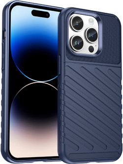 Hurtel Thunder Back Cover Blue (iPhone 14 Pro)