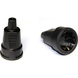 KAL ELECTRONICS Φις Ρεύματος Θηλυκό Σούκο Μαύρο KN-30 00658
