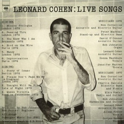 COHEN LEONARD - LIVE SONGS 180 GRAMΚωδικός: 38126799