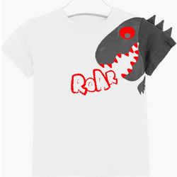 Losan Παιδικό T-Shirt Κοντομάνικο Λευκό 315-1006AL