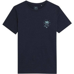 4F Παιδικό T-Shirt Κοντομάνικο Navy Μπλε JSS23-TTSHM286-31S