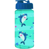 iDrink Shark Παιδικό Μπουκάλι Πλαστικό BPA Free με Καλαμάκι Μπλε 400ml