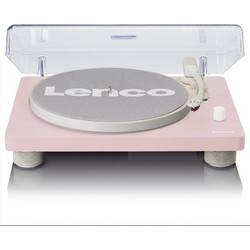 Lenco LS-50 Πικάπ Βαλιτσάκι με Ηχεία & Προενίσχυση USB Pink
