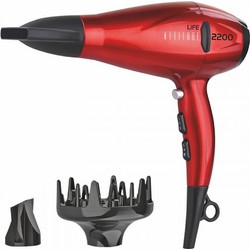 Life Attitude 221-0311 Πιστολάκι Μαλλιών Ionic με Φυσούνα 2200W