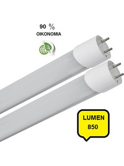 LED Λάμπα Φθορίου T8 9W 60 cm Λευκό 6500K