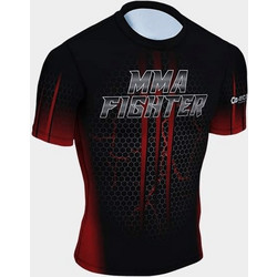 Athlon MMA Fighter Κοντομάνικο Rash Guard Κίτρινο