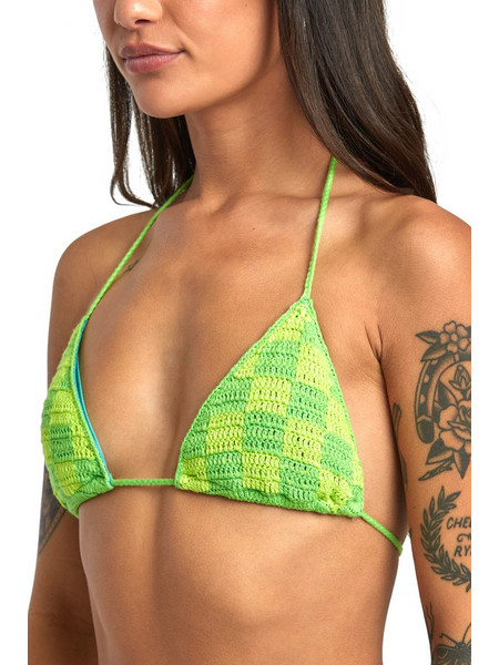 RVCA Bikini Top Τριγωνάκι Πράσινο AVJX300398-GEB0
