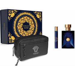 Versace Pour Homme Dylan Blue Eau de Toilette 100ml + 10ml + Cosmetic Bag