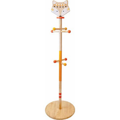 Καλόγερος Παιδικός Indianimals Αλεπού 21003 Φ39x138cm Natural-Orange Svoora Rubberwood