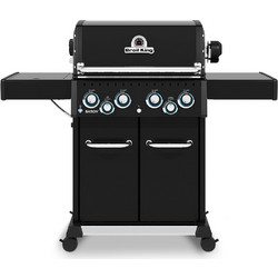 Broil King Baron 490 Shadow Ψησταριά Υγραερίου με 4 Εστίες και Πλαϊνό Μάτι 12.4kW Επιφάνειας 65x44cm