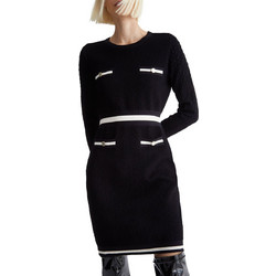 Liu Jo Maglia Mini Καθημερινό Φόρεμα Μαύρο TF3061MS011-22222