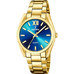 Festina Γυναικείο Ρολόι με Χρυσό Μεταλλικό Μπρασελέ F20640/8