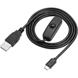 Micro USB Power Cable with ON/OFF switch for Raspberry Pi 3 - Zero