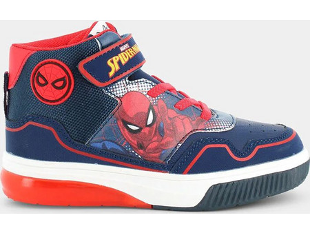 Disney Spider-Man Παιδικά Sneakers Μποτάκια με Φωτάκια Navy Μπλε R1310364S-0040