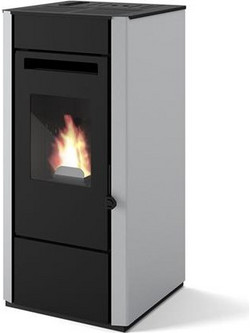 Eva Calor Elsa 9 White Σόμπα Pellet 9.5kW