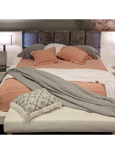 Κουβέρτα peach 230x260cm Liolios Home 2236 RIVIERA