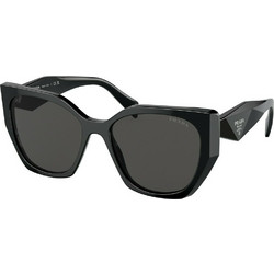 Prada PR19ZS 1AB5S0 Γυναικεία Γυαλιά Ηλίου Cat Eye Κοκάλινα Μαύρα με Μαύρο Polarized Φακό