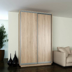 Alphab2b Diamont Δίφυλλη Ντουλάπα Ρούχων Συρόμενη Sonama 170x60x220cm GR-W17012