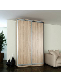 Alphab2b Diamont Δίφυλλη Ντουλάπα Ρούχων Συρόμενη Sonama 170x60x220cm GR-W17012