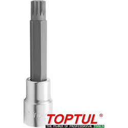 Toptul BCJA169E Καρυδάκι 1/2'' πολύσφηνο M9.5 μακρύ κυλινδροκεφαλής Fiat