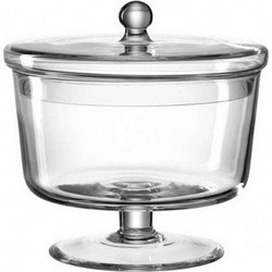Φοντανιέρα Με Πόδι Poesia Ravenna 018615L 19cm Clear Leonardo Γυαλί