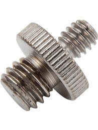 AccPro 1/4 inch Male to 3/8 inch Male Screw Adapter (SC-11)