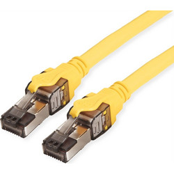 Roline S/FTP Cat.8 Καλώδιο Δικτύου Ethernet 1m Yellow