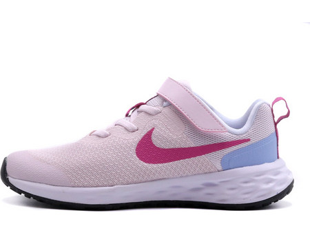 Nike Revolution 6 Παιδικά Αθλητικά Παπούτσια για Τρέξιμο Ροζ DD1095-600