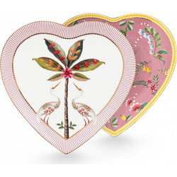 Pip Studio Πιάτα Φρούτου Πορσελάνης La Majorelle Pink 51001282 21.5cm 2τμχ