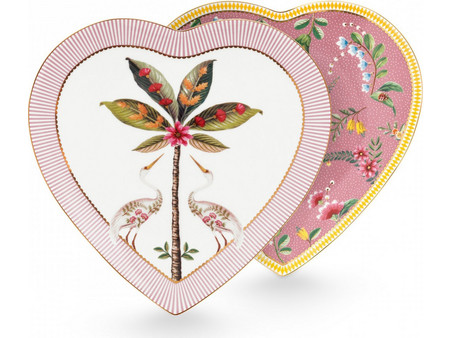Pip Studio Πιάτα Φρούτου Πορσελάνης La Majorelle Pink 51001282 21.5cm 2τμχ