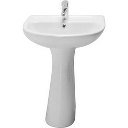 Karag Arka Lavabo Κρεμαστός Νιπτήρας Μπάνιου Πορσελάνης 55.2x46.9x20cm Λευκός