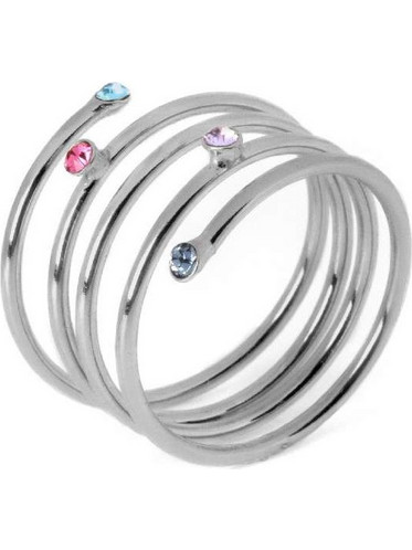 Victoria Cruz Γυναικείο Δαχτυλίδι από Ασήμι με Swarovski A3581-MHA