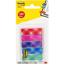 ΣΕΛΙΔΟΔΕΙΚΤΕΣ POST-IT 5/ΧΡΩΜ. 11.9X43.2MM