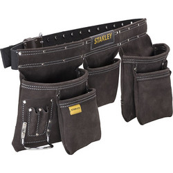 STANLEY - Δερμάτινη Θήκη Εργαλείων Μαύρη Διπλή (STST1-80113)