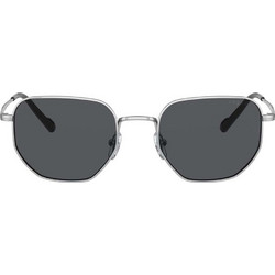 Vogue VO4186S 323/87 Γυαλιά Ηλίου Πολυγωνικά Μεταλλικά Ασημί με Γκρι Polarized Φακό