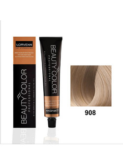 Lorvenn Beauty Color 908 Κατάξανθο Περλέ Μόνιμη Βαφή Μαλλιών 70ml