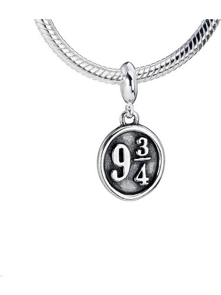 HARRY POTTER - Platform 9 3/4 - Silver Slider Charm for Bracelet