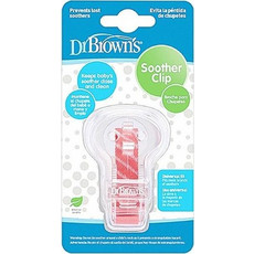 Dr Brown's Soother Clip Ροζ 1τμχ