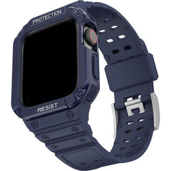 Kostelo Πλαστική Θήκη με Λουράκι για Smartwacth τύπου Apple 42mm / 44mm / 45mm Μπλε 8862BL