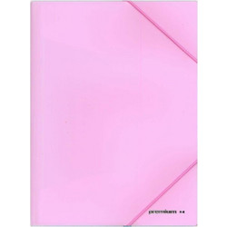 A&G Paper - Ντοσιέ Με Λάστιχο Πρεσπάν A4, Παστέλ Ροζ 36376