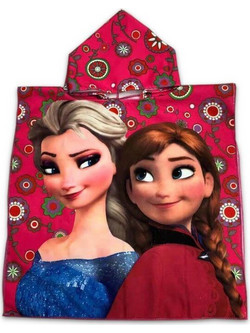 Γαρύφαλλο Frozen Παιδικό Πόντσο Θαλάσσης Κόκκινο 60x120cm
