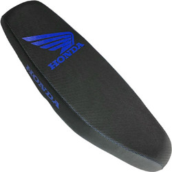 Σέλα λεπτή Carbon με μπλε λογότυπο Honda Supra 100 Racing